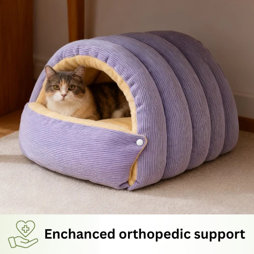 cozy whisker- pet bed